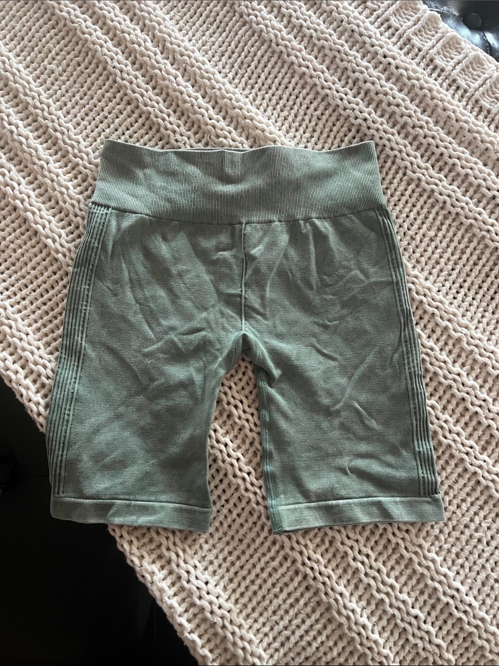 Aeropostale Kids Olive Stretch Bike Shorts